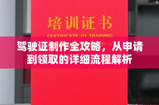 东光驾驶证制作全攻略，从申请到领取的详细流程解析